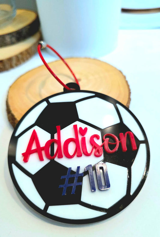 Soccer - Bag Tag
