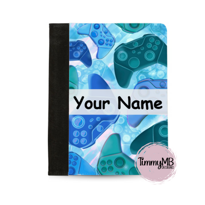 Game Controllers: Blue - Custom Notepad Portfolio