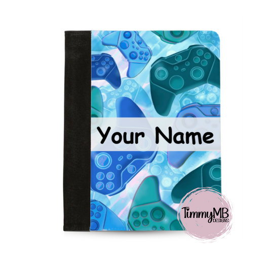 Game Controllers: Blue - Custom Notepad Portfolio