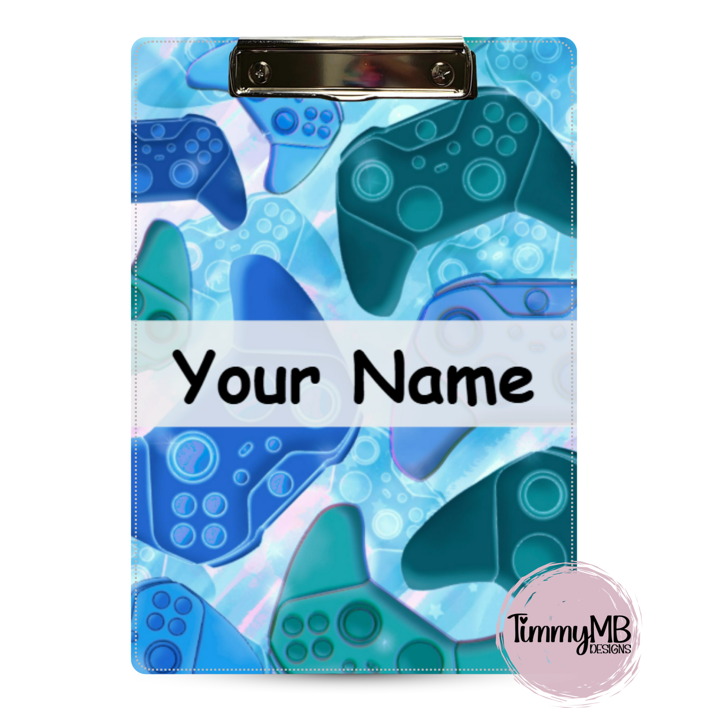 Game Controllers: Blue - Custom Clipboard