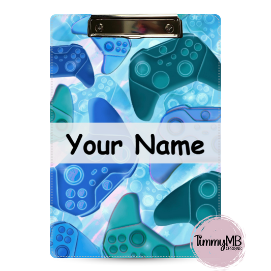 Game Controllers: Blue - Custom Clipboard