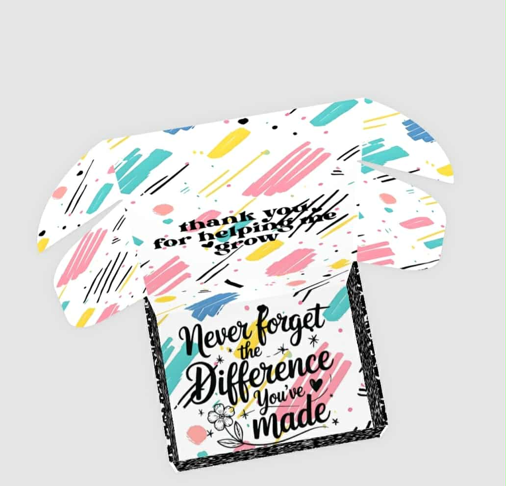 Gift Box - Composition Notebook - Teacher Appreciation - Thank You