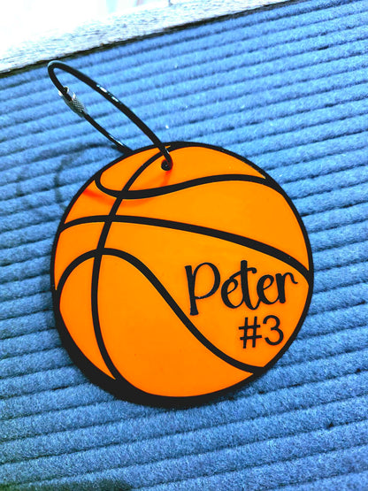 Basketball - Bag Tag