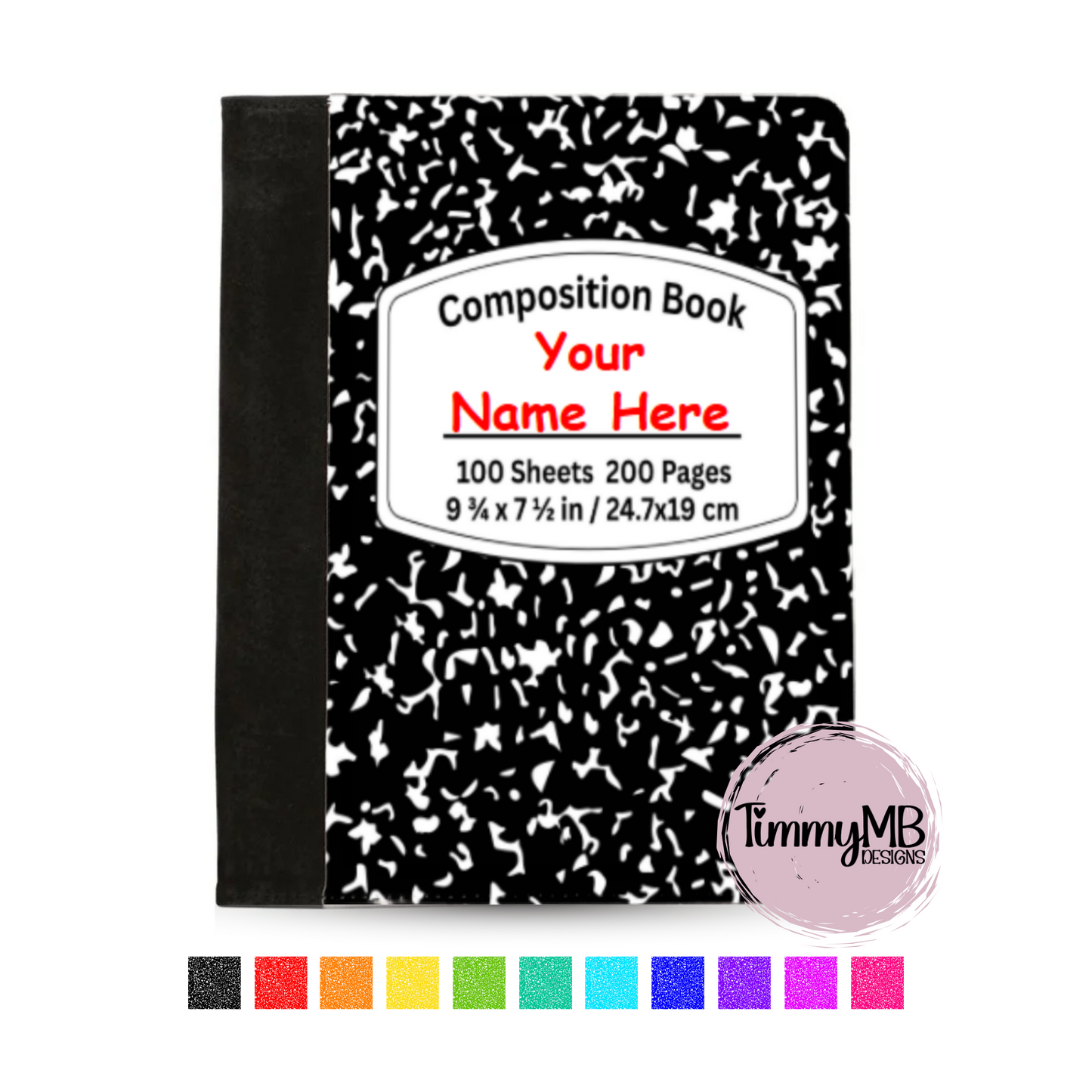 Composition Notebook: Plain - Custom Notepad Portfolio