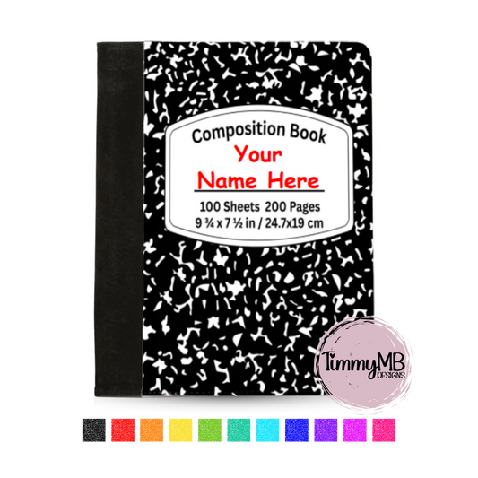 Composition Notebook: Plain - Custom Notepad Portfolio