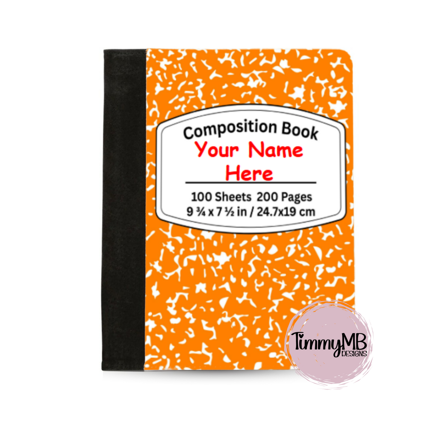 Composition Notebook: Plain - Custom Notepad Portfolio
