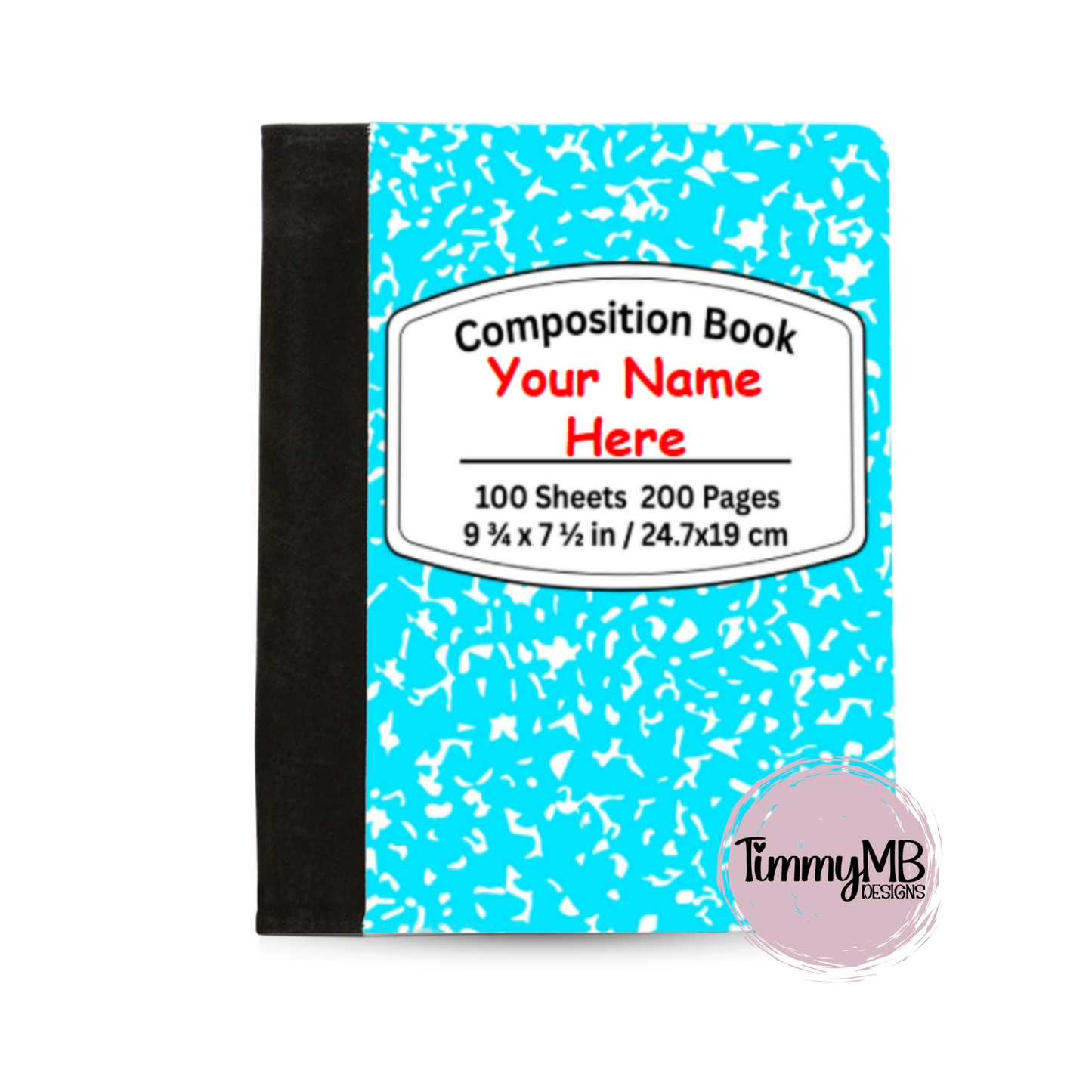 Composition Notebook: Plain - Custom Notepad Portfolio