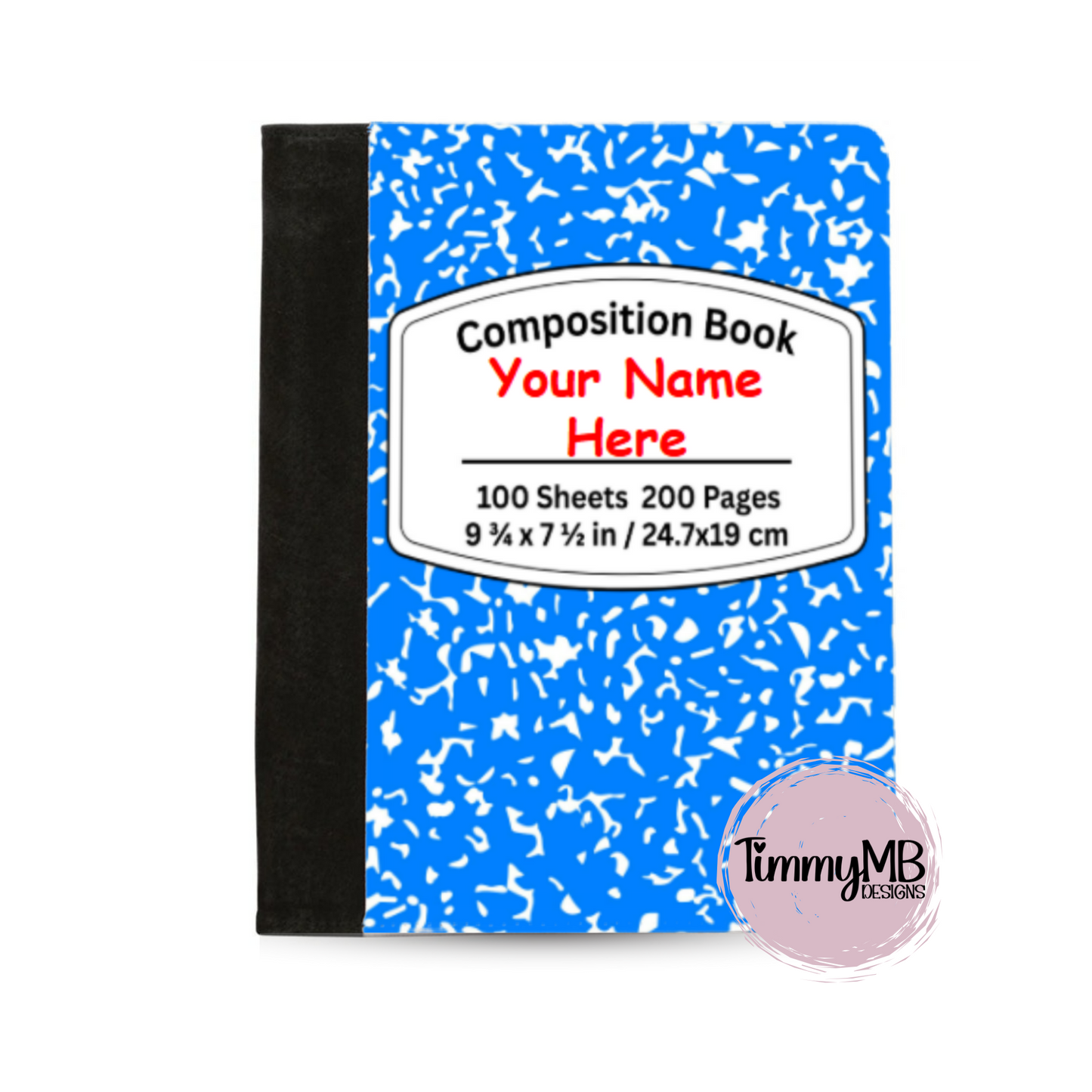 Composition Notebook: Plain - Custom Notepad Portfolio