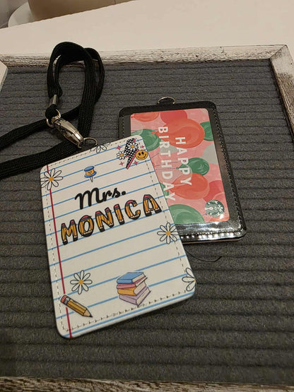 Notebook Page: Daisy - Custom ID Badge Holder