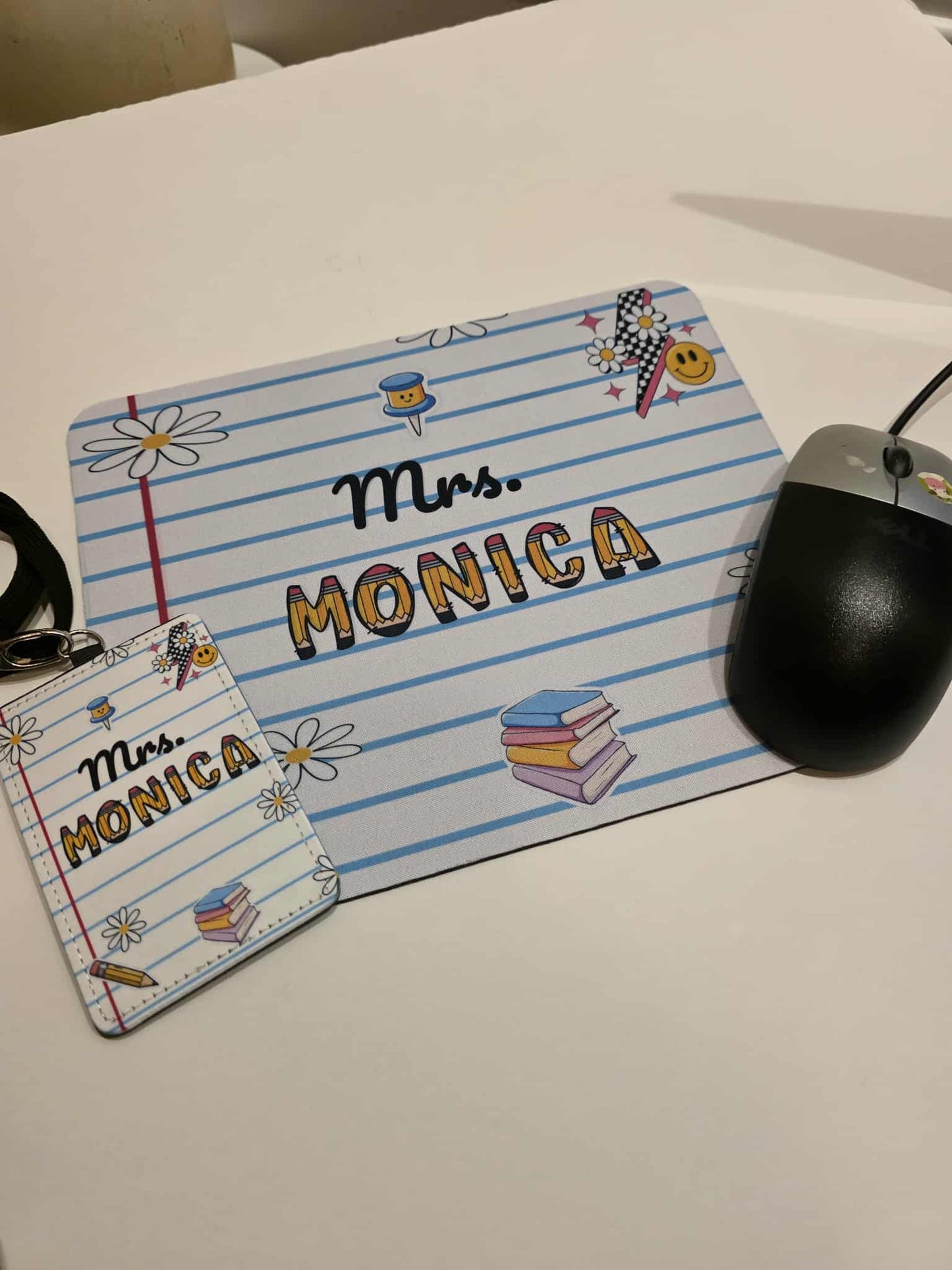 Notebook Page: Daisy - Custom Mouse Pad