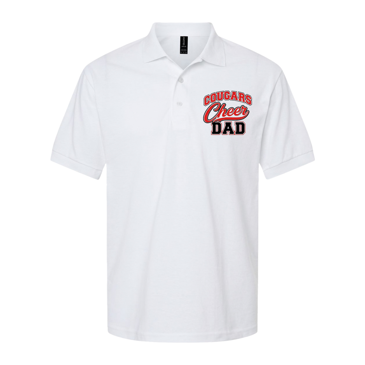 CPJH Cheer - Cheer Dad POLO (White)