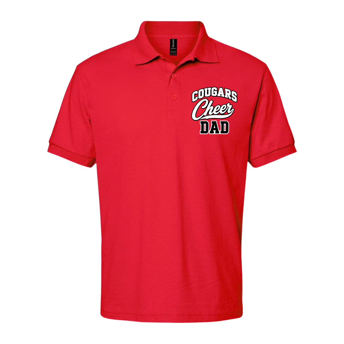 CPJH Cheer - Cheer Dad POLO (Red)