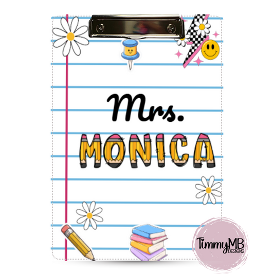 Notebook Page: Daisy - Custom Clipboard