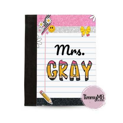 Notebook Page: Glitter Pencil - Custom Notepad Portfolio
