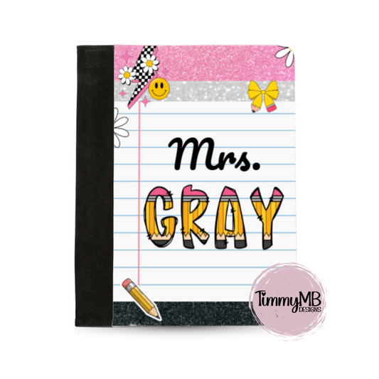 Notebook Page: Glitter Pencil - Custom Notepad Portfolio