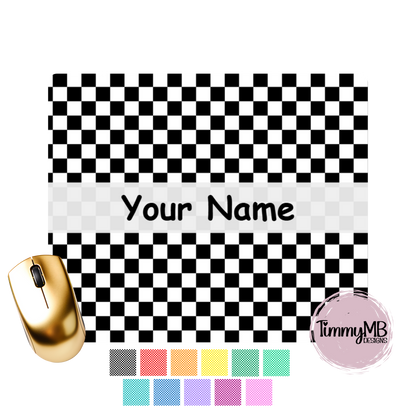 Checkered - Custom Mouse Pad