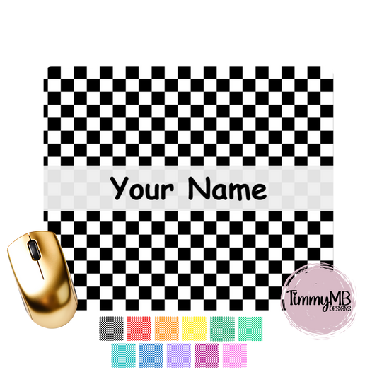 Checkered - Custom Mouse Pad