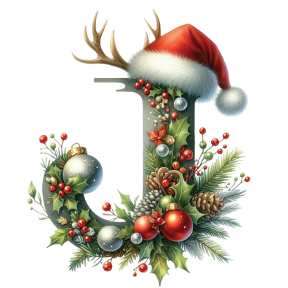 Ceramic Christmas Ornament - Xmas Alphabet (A to Z)