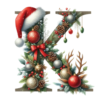 Ceramic Christmas Ornament - Xmas Alphabet (A to Z)