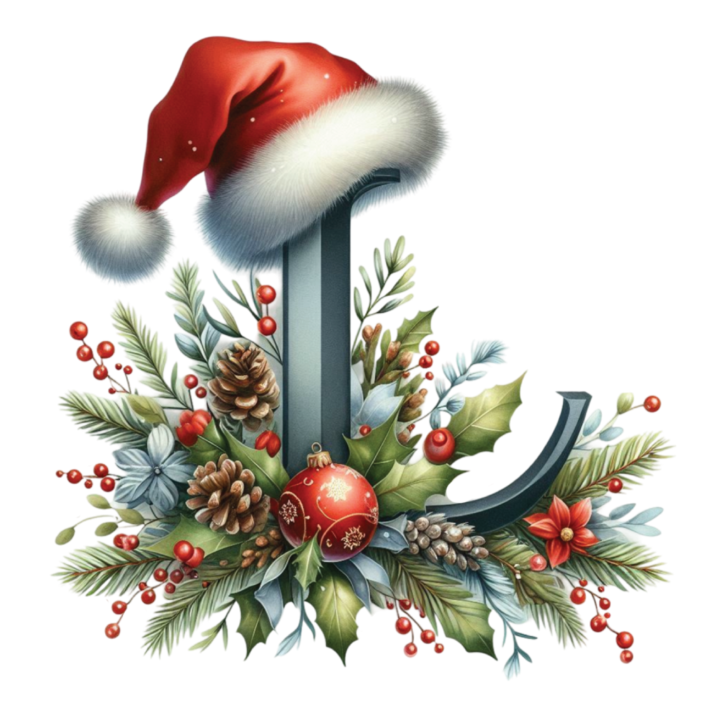 Ceramic Christmas Ornament - Xmas Alphabet (A to Z)