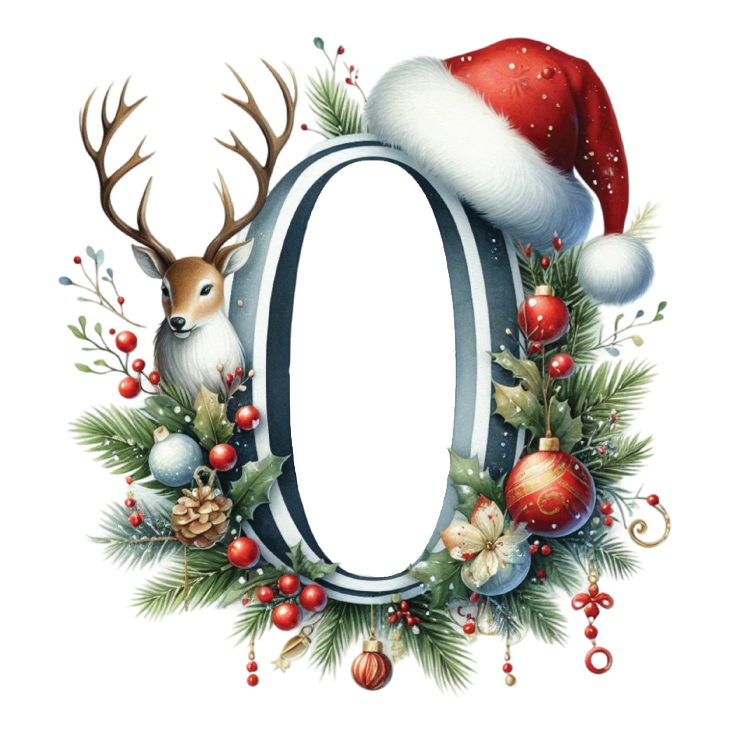 Ceramic Christmas Ornament - Xmas Alphabet (A to Z)