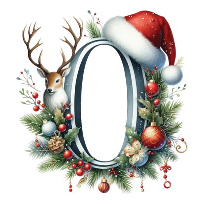 Ceramic Christmas Ornament - Xmas Alphabet (A to Z)