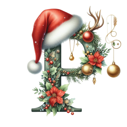 Ceramic Christmas Ornament - Xmas Alphabet (A to Z)