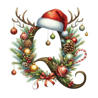 Ceramic Christmas Ornament - Xmas Alphabet (A to Z)