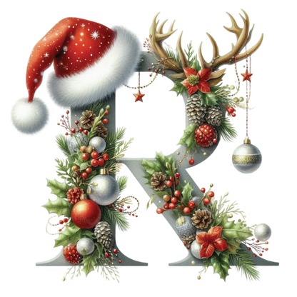 Ceramic Christmas Ornament - Xmas Alphabet (A to Z)