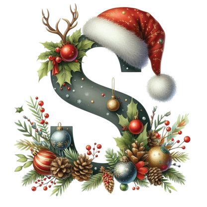 Ceramic Christmas Ornament - Xmas Alphabet (A to Z)