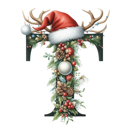 Ceramic Christmas Ornament - Xmas Alphabet (A to Z)