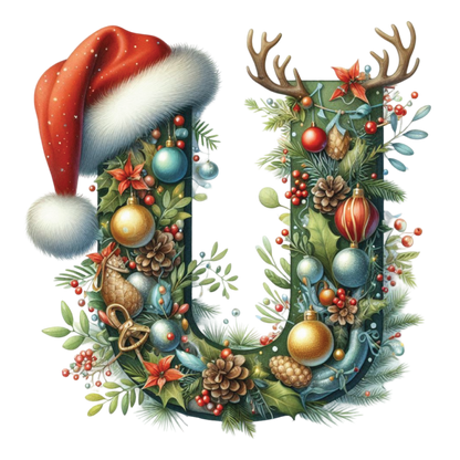 Ceramic Christmas Ornament - Xmas Alphabet (A to Z)