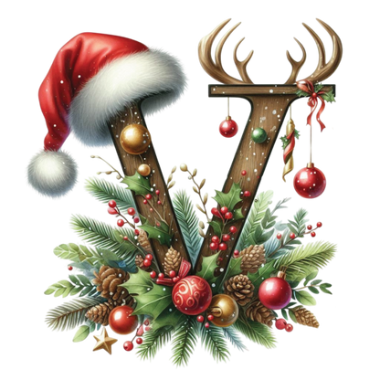 Ceramic Christmas Ornament - Xmas Alphabet (A to Z)