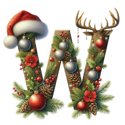 Ceramic Christmas Ornament - Xmas Alphabet (A to Z)