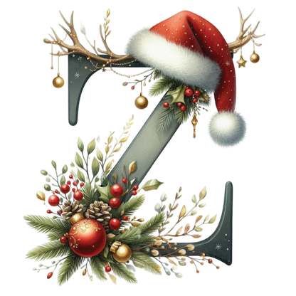 Ceramic Christmas Ornament - Xmas Alphabet (A to Z)