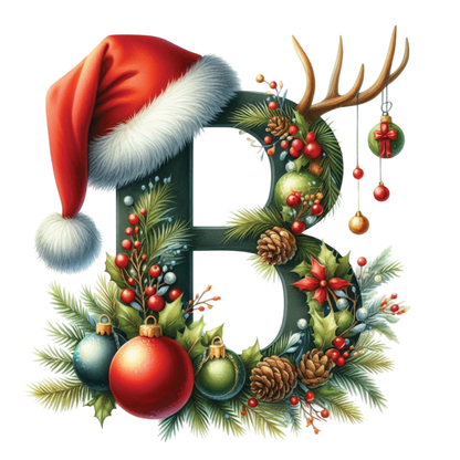 Ceramic Christmas Ornament - Xmas Alphabet (A to Z)