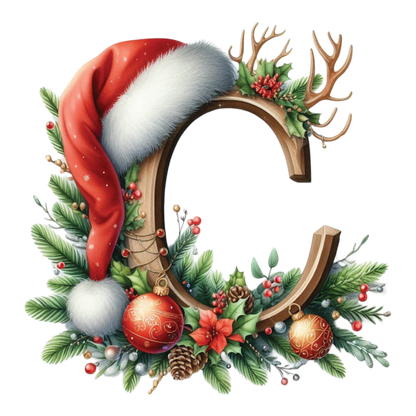 Ceramic Christmas Ornament - Xmas Alphabet (A to Z)