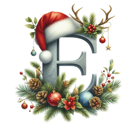 Ceramic Christmas Ornament - Xmas Alphabet (A to Z)