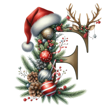 Ceramic Christmas Ornament - Xmas Alphabet (A to Z)