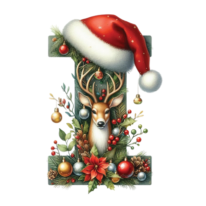 Ceramic Christmas Ornament - Xmas Alphabet (A to Z)