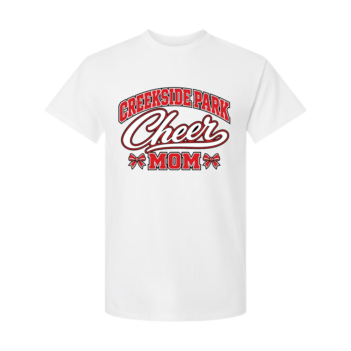 CPJH Cheer - Cheer Mom Bow (White)