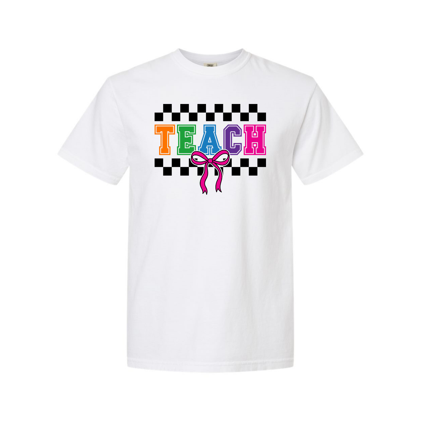 Checkered Teach 1 - TShirt