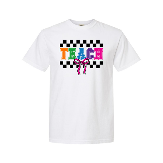 Checkered Teach 1 - TShirt